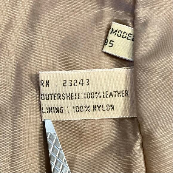 New/Nwt FORENZA Skirt 12 Suede Leather Tan/Brown Zip Lined Knee Straight - Picture 9 of 12